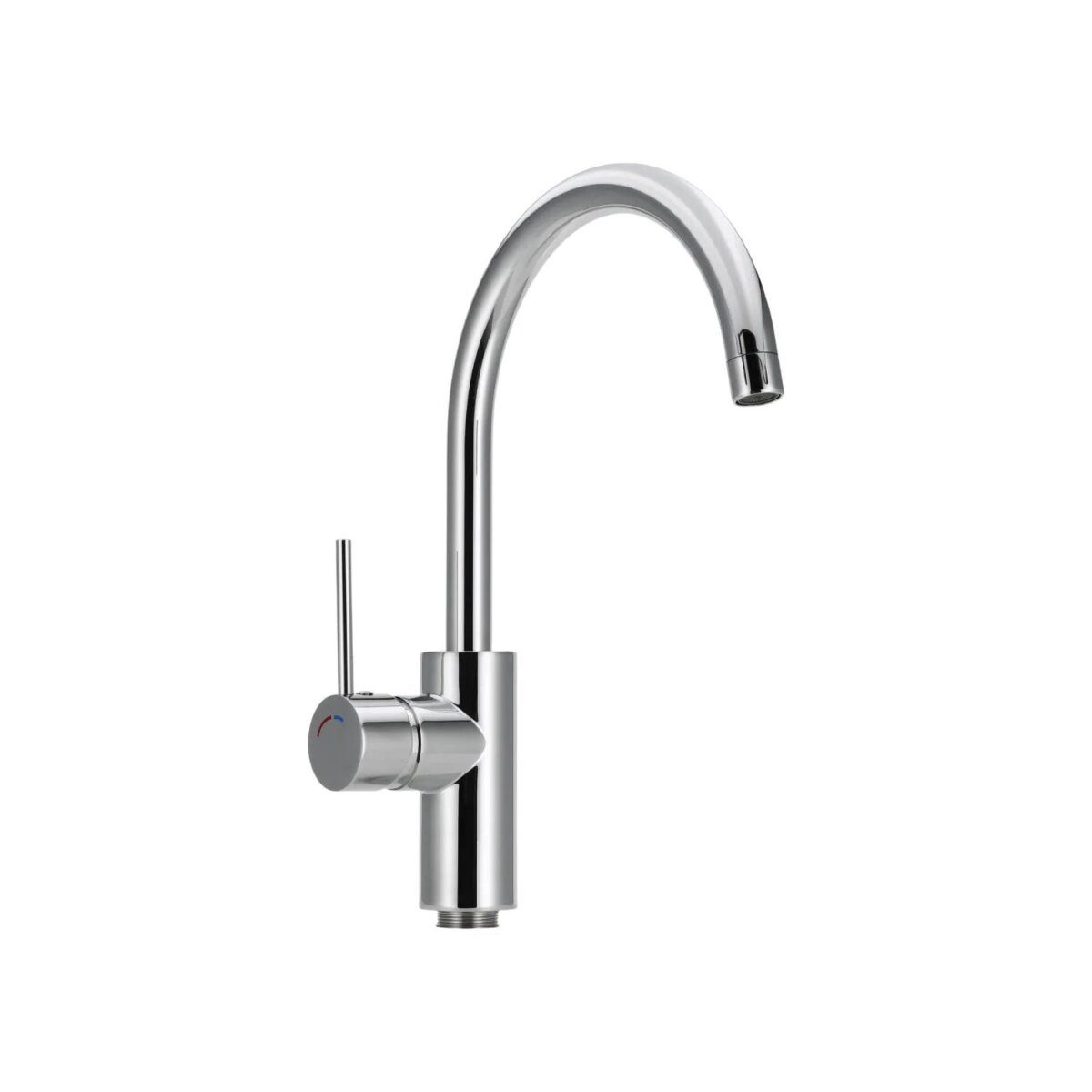 LIVARNO® Küchenarmatur mit hohem Auslauf (Küchenarmatur - chrom, rund)