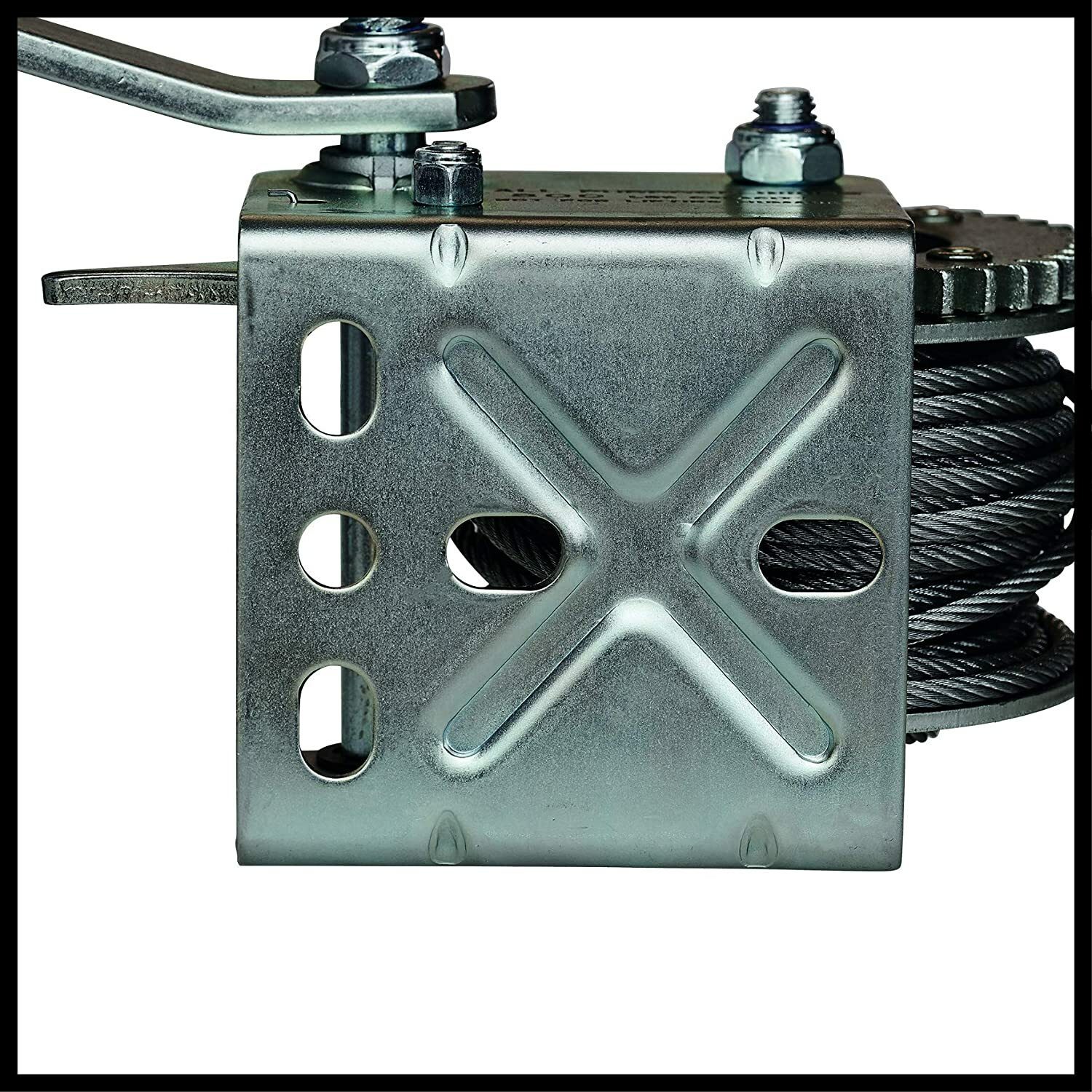 Einhell Handwinde TC-WI 500 (max. Tragfähigkeit 500 kg, 10 Meter drallfreies Drahtseil, Rücklaufsperre, Softgrip inkl. Sicherheitslasthaken mit Sicherungsklappe)