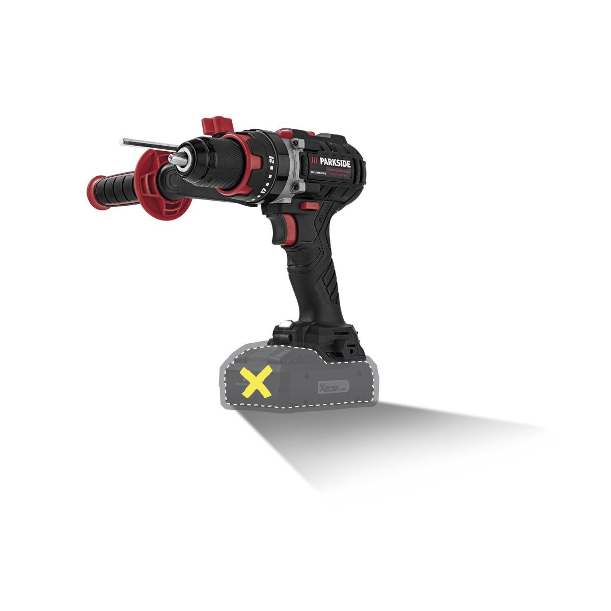 PARKSIDE PERFORMANCE® 20 V Akku-Schlagbohrschrauber PSBSAP 20-Li D4, ohne Akku und Ladegerät
