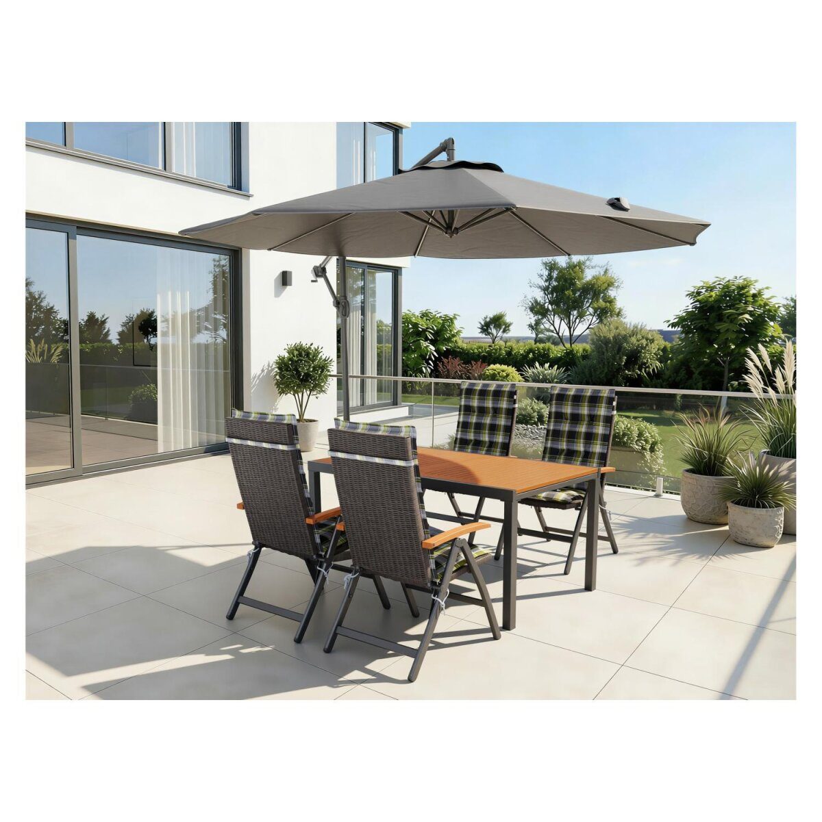 LIVARNO® basket folding chair »Valencia«, 2 parts
