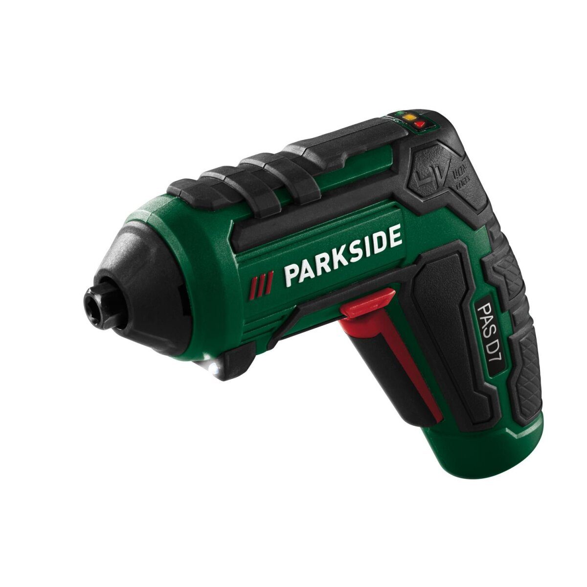 PARKSIDE® 4 V Akku-Schrauber PAS D7, mit Tauschaufsätzen und Bits
