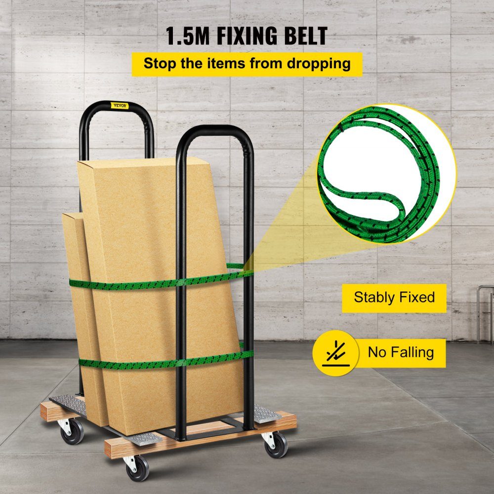 Dolly Converter, 33cm Width x 97cm Height, Steel Converter Arms, 137kg Load Capacity, Transport Trolley, Plate Dolly Handling Equipment