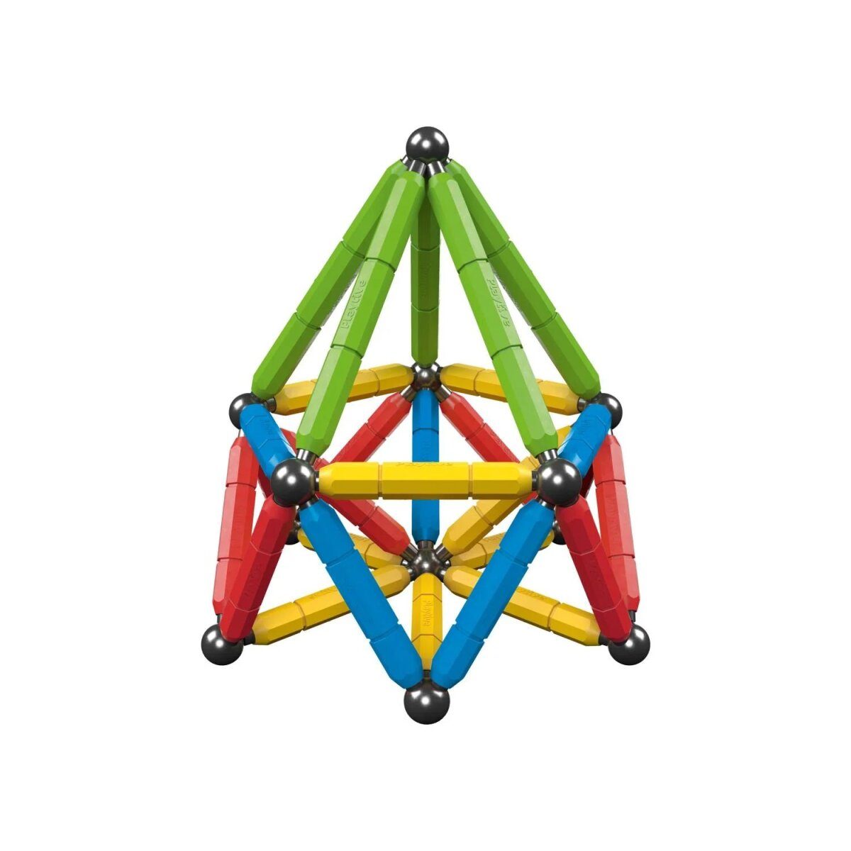 Kit magnétique ludique, nombreuses variantes de construction (coloré)