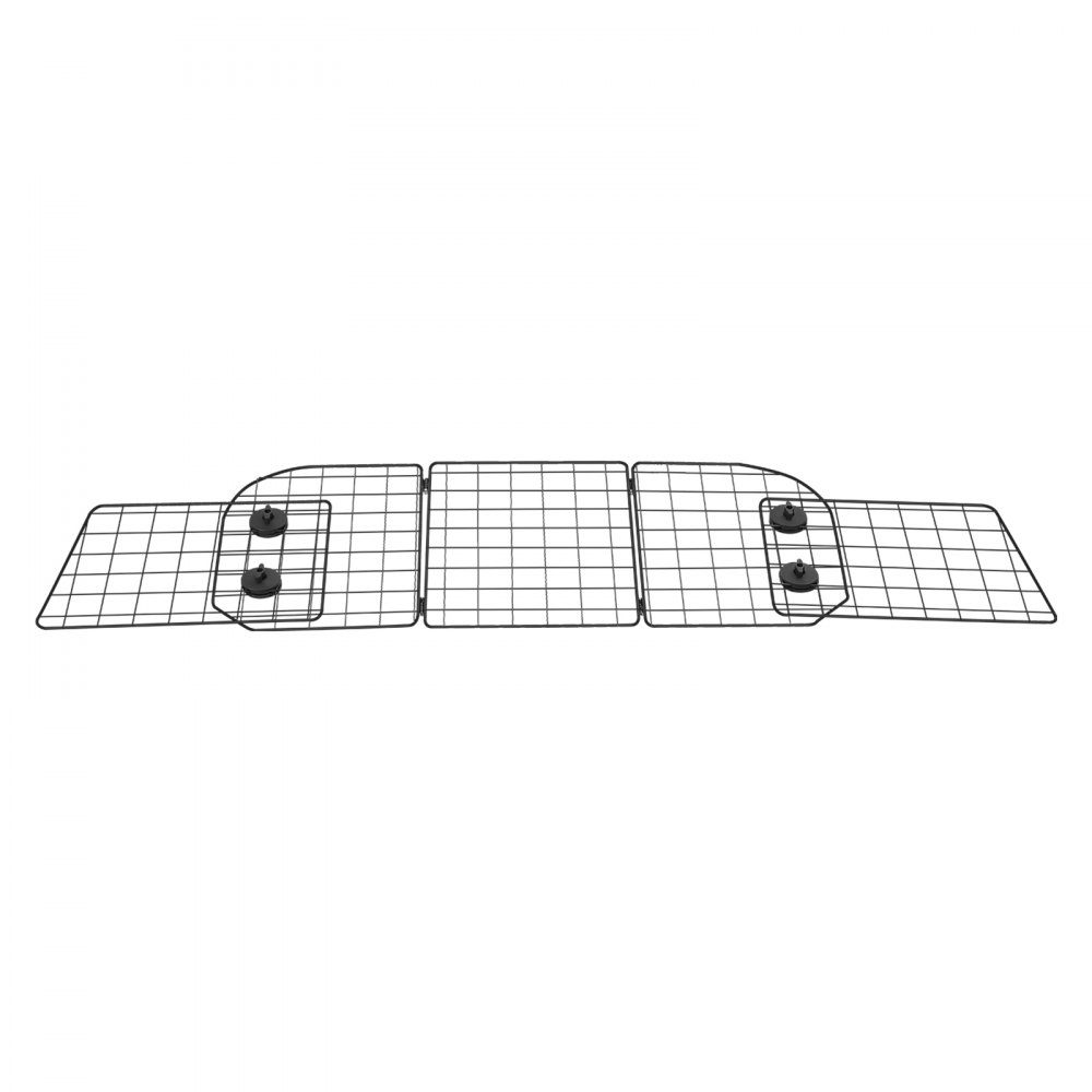 Dog Car Barrier Adjustable Divider Dog Gate (928x423mm) Car Back Seat Guard Wire Mesh Pet Barrier Universal Fit Car Barrier for SUVs Trucks