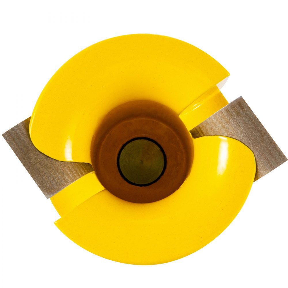 Tenon cutter Forstner drill bit 38 mm, 4 cutting edges Tenon cutter Forstner drill tenon cutter set for beam beds, beam railings, beam fences, beam tables etc. Forstner bit set yellow