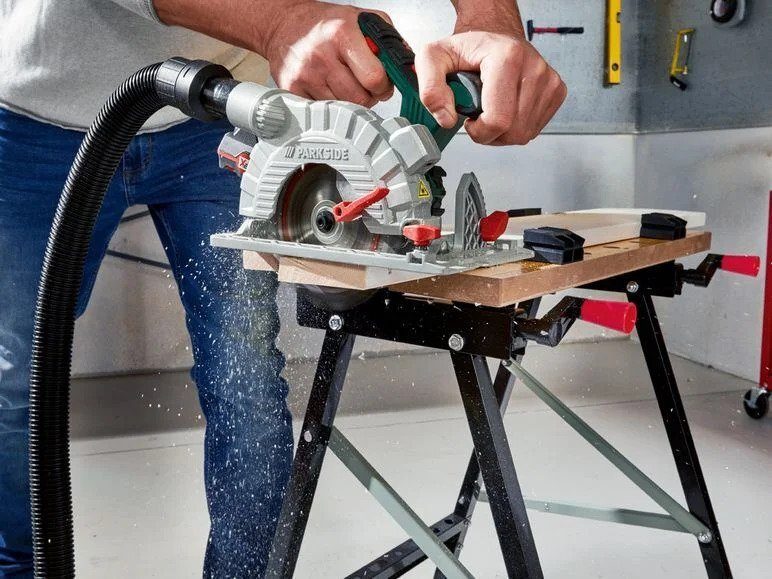 PARKSIDE work and clamping table, foldable