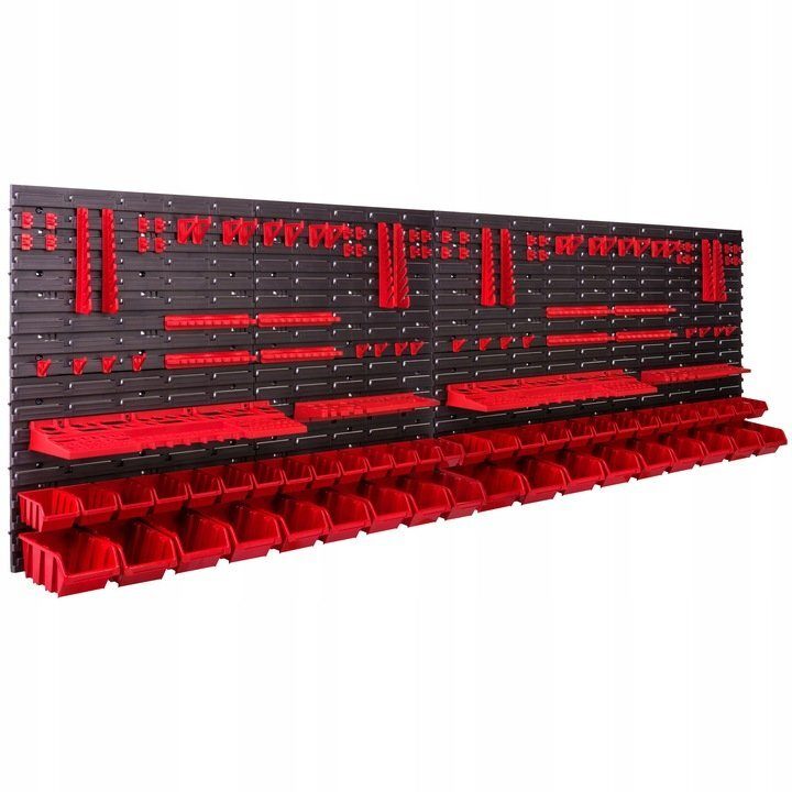Workshop shelf tool wall 230x78 cm complete set