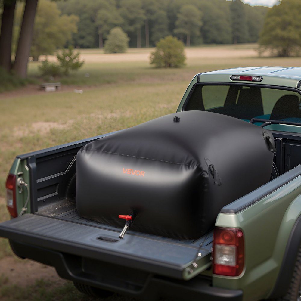 Vessie de stockage d'eau, sac d'eau souple en PVC 540 L, récipient de stockage d'eau, réservoir d'eau étanche et résistant à l'usure pour camping-car extérieur, camion et arrosage d'urgence