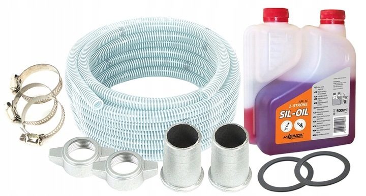 #SALE# Krachtige benzinewaterpomp 300l/min XXL starterset met zuigslang