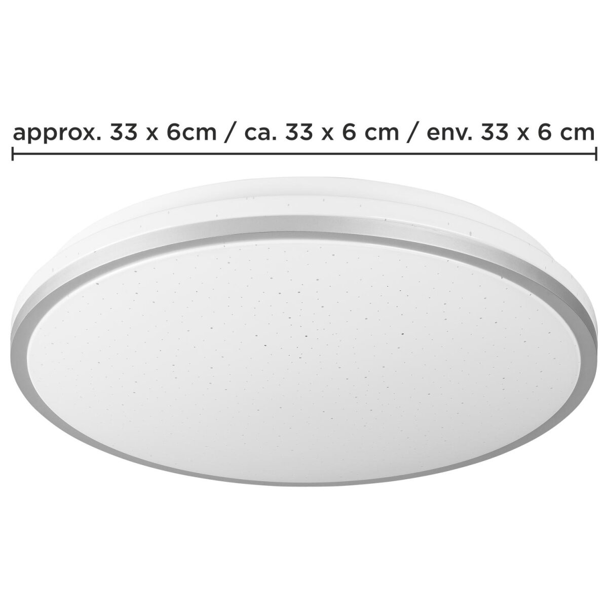 Plafonnier LED LIVARNO®, avec contrôle des couleurs, Ø 33, chromé Plafonnier LED LIVARNO®, avec contrôle des couleurs, Ø 33, chromé