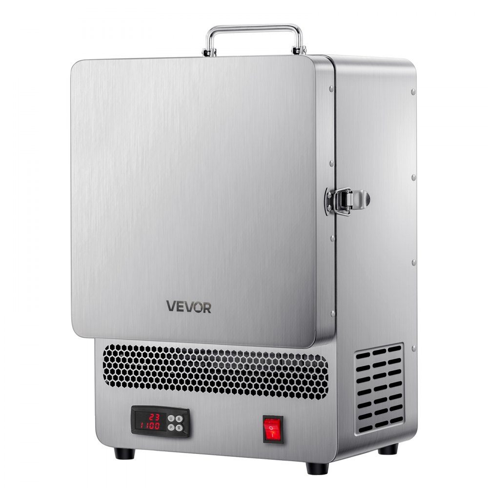 Stołowy piec do topienia 1500 W Mocny piec elektryczny 1200 ℃ Maksymalna temperatura Piec do topienia złota ze stali nierdzewnej do odlewania wosku Glina DIY Metalowa glazura hartująca na ceramicznym srebrze – Nr kat. HT-23710