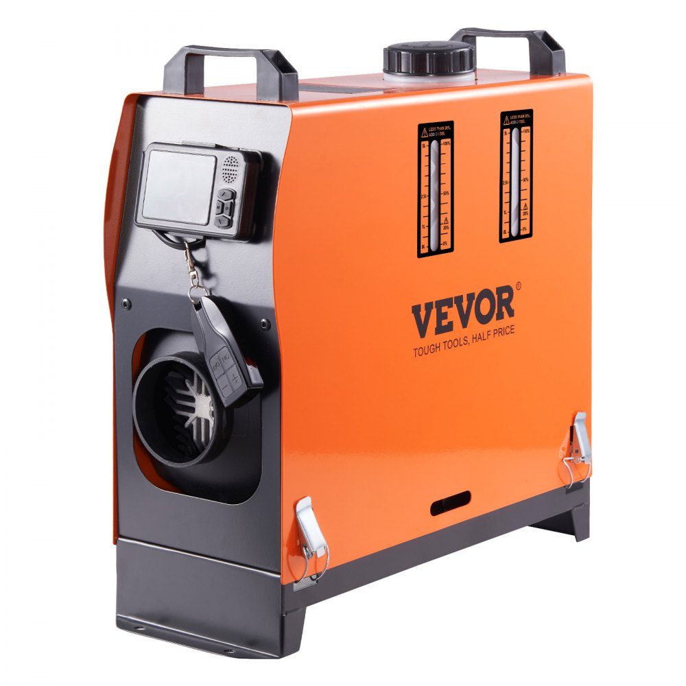 Réchauffeur d'appoint diesel à air 12 V 5 kW Réchauffeur d'air Réchauffeur d'appoint diesel à air Réchauffeur d'air 0,16-0,52 L/h Chauffage diesel avec écran LCD, télécommande et application Bluetooth