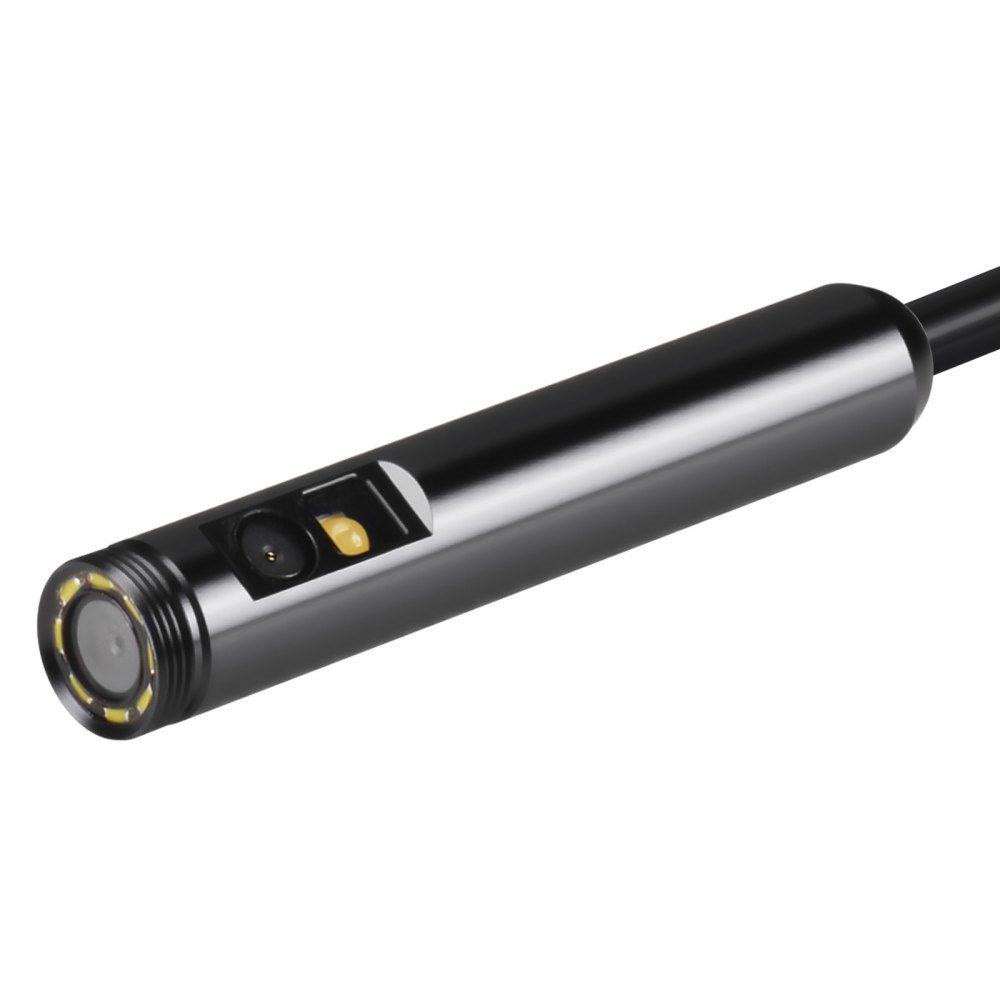 Endoskopkamera mit Licht, 1920P HD-Endoskop für Android und iOS, Inspektionskamera mit 8 LED-Leuchten und 3 m Kabel, 2-fach Zoom, wasserdichte IP67-Kanalkamera für Auto und Sanitär