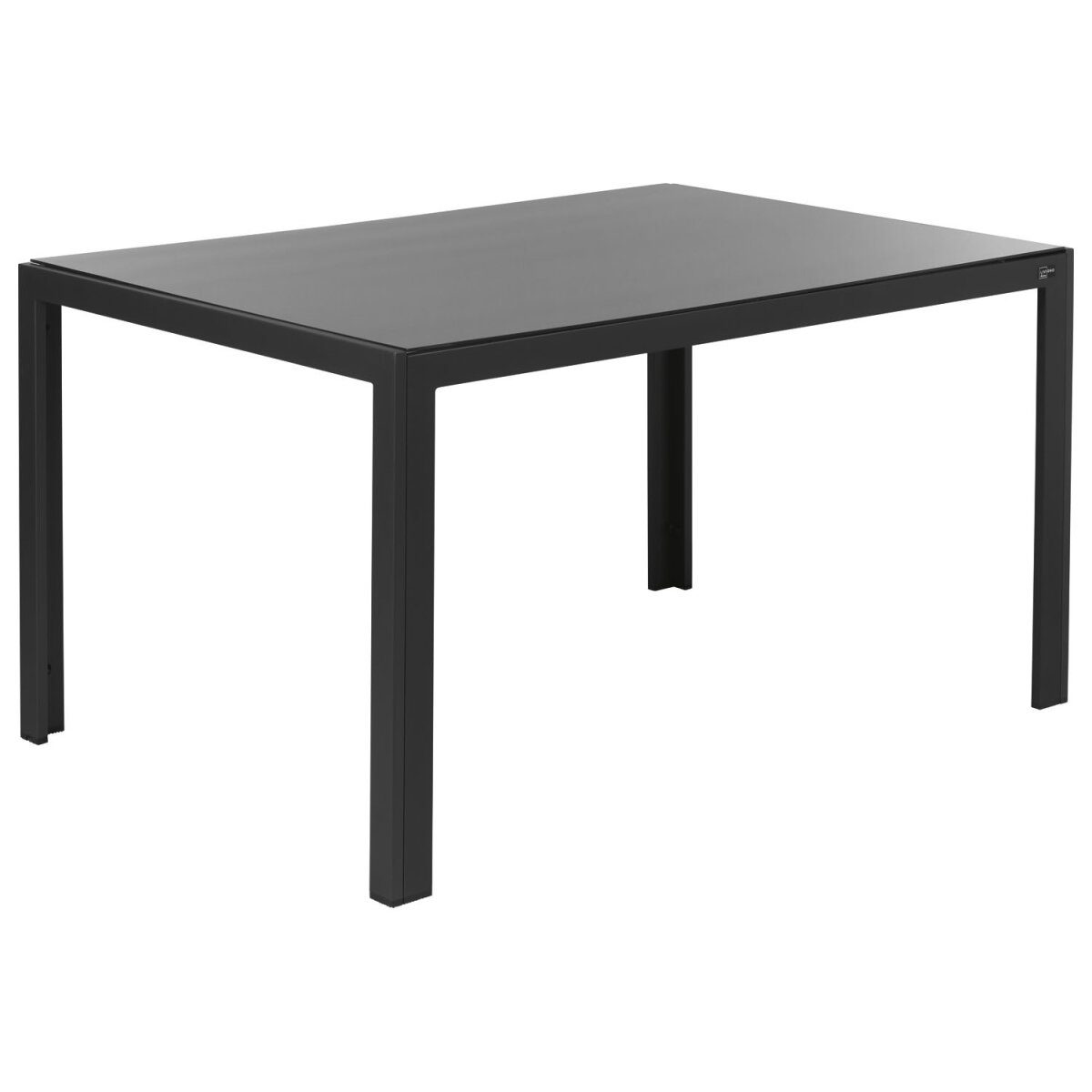 LIVARNO home aluminum garden table “Houston”, with reversible table top, black