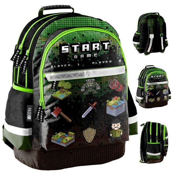 Schulranzen Rucksack Rucksack Schulranzen Pixel Minecraft 3
