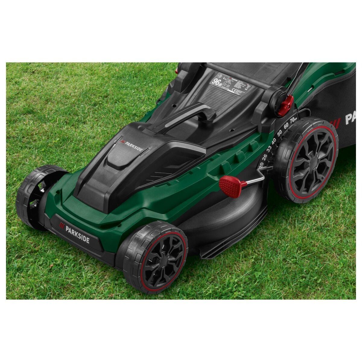 PARKSIDE® Elektro-Rasenmäher PERM 1800 A1 – leistungsstarker Mäher mit 7-stufiger Schnitthöhenverstellung