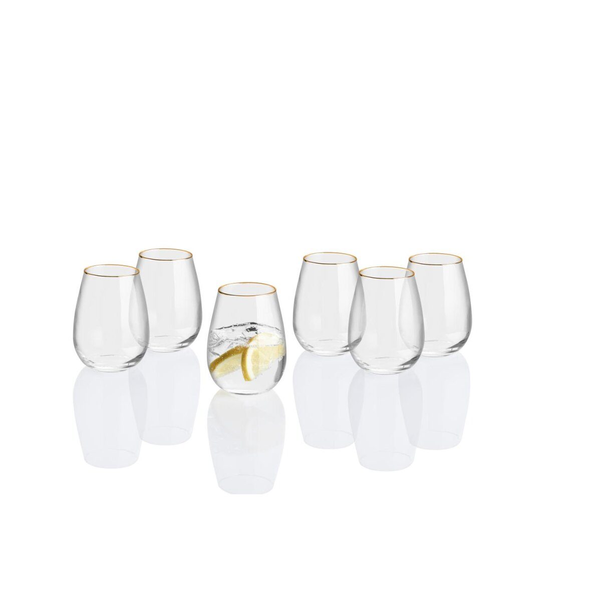 LIVARNO home water/champagne/white wine/red wine glasses, set of 6