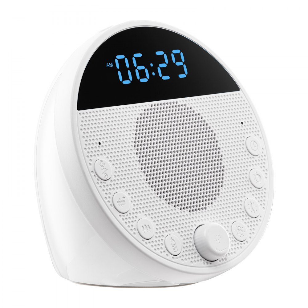 Sleep Aid, White Noise Device, 18 Music Tracks and 7 Color Night Light, 5 in 1 White Noise Device, 2 Alarms, Auto Shut Off and Memory Function, Sound Device