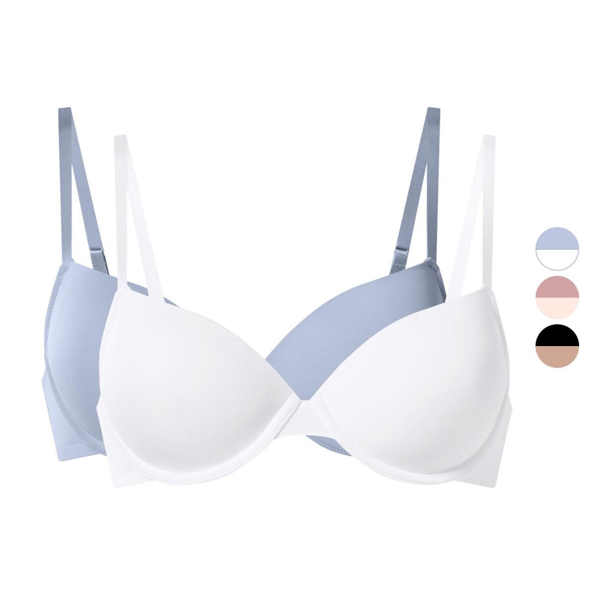 esmara® women's underwired bra padded, 2 pieces esmara® women's underwired bra padded, 2 pieces