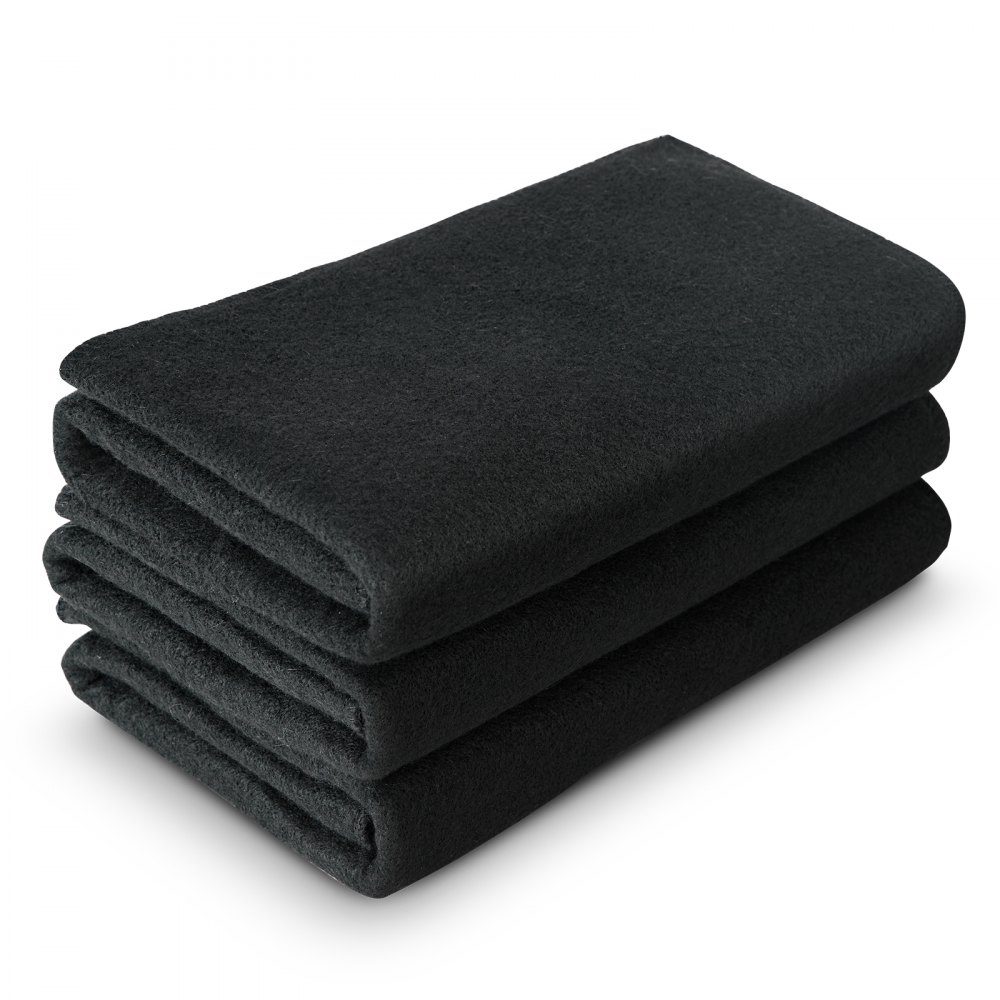 4 stuks lasdekens 950 x 910 x 3 mm lasdeken 982 ℃ hittebestendigheid hittebeschermingsstof hittebeschermingsmat koolstofvezel blusdeken brandwerende pad brandwerende mat brandmat