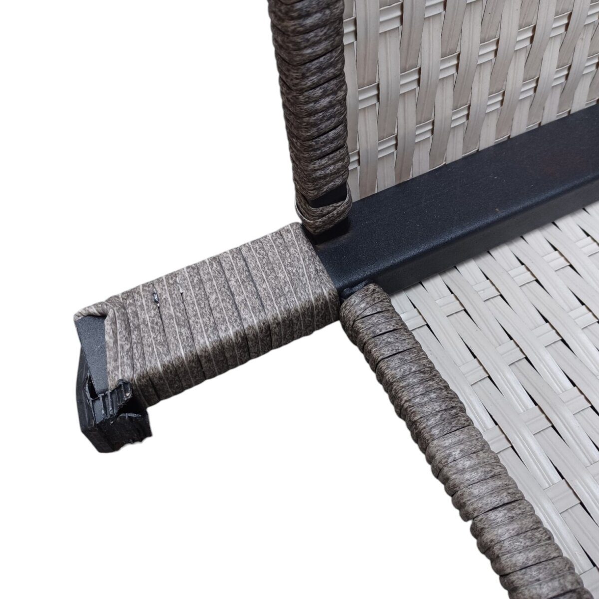 Gardamo Vigo wicker lounge set, 4 pieces, gray