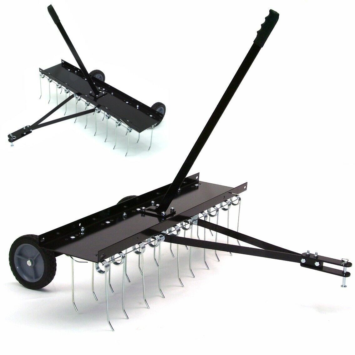 Wertykulator, brona trawnikowa, grzebień do trawnika, aerator do trawnika, traktorek ogrodniczy, urządzenie do usuwania mchu, 100 cm Wertykulator, brona trawnikowa, grzebień do trawnika, aerator do trawnika, traktorek ogrodniczy, urządzenie do usuwania mchu, 100 cm
