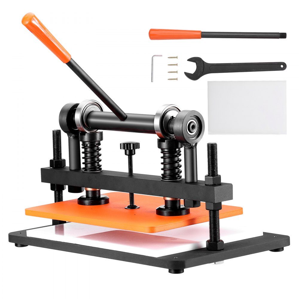 Leather Punching Machine Manual Leather Cutting Machine 36x26cm, Leather Embossing Machine 1.5t Heavy Duty Leather Punching Machine Suitable for leather, PVC/EVA foam, non-adhesive materials