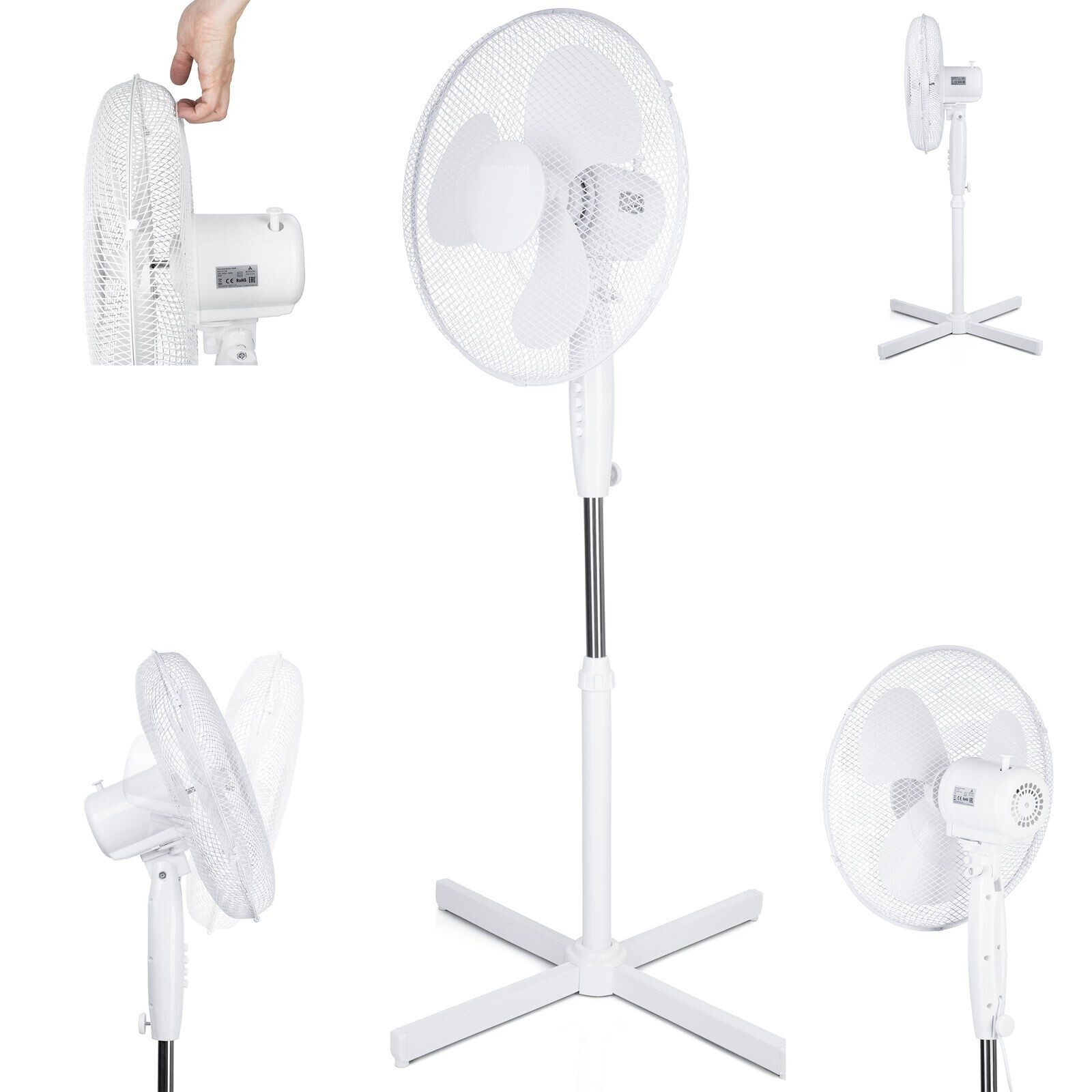 Pedestal fan fan wind machine air cooler oscillating