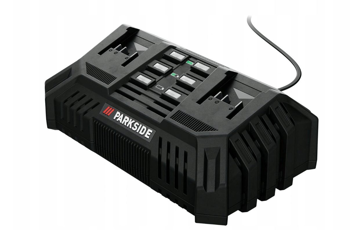 PARKSIDE® 20 V Akku-Doppelladegerät »PDSLG 20 A1«, 4,5 A