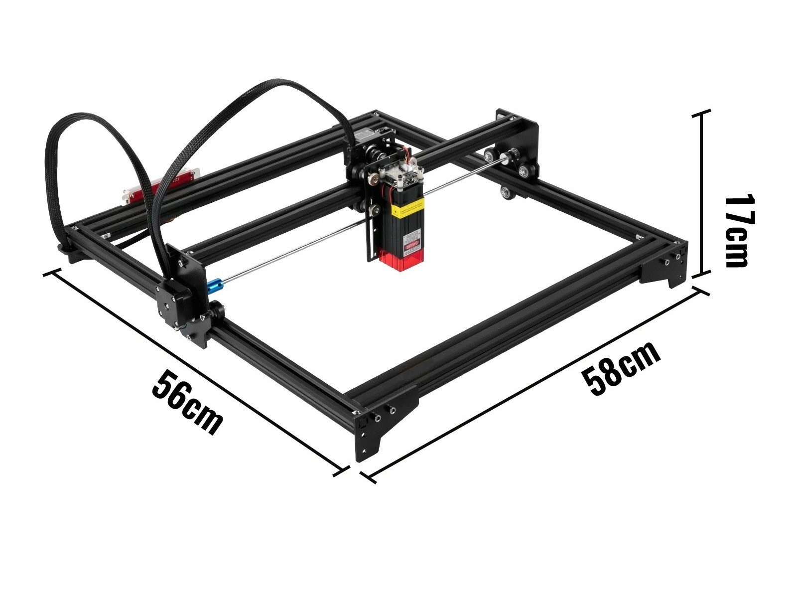 Machine de gravure laser numérique premium, dispositif de gravure 410x400mm, graveur laser, fraiseuse