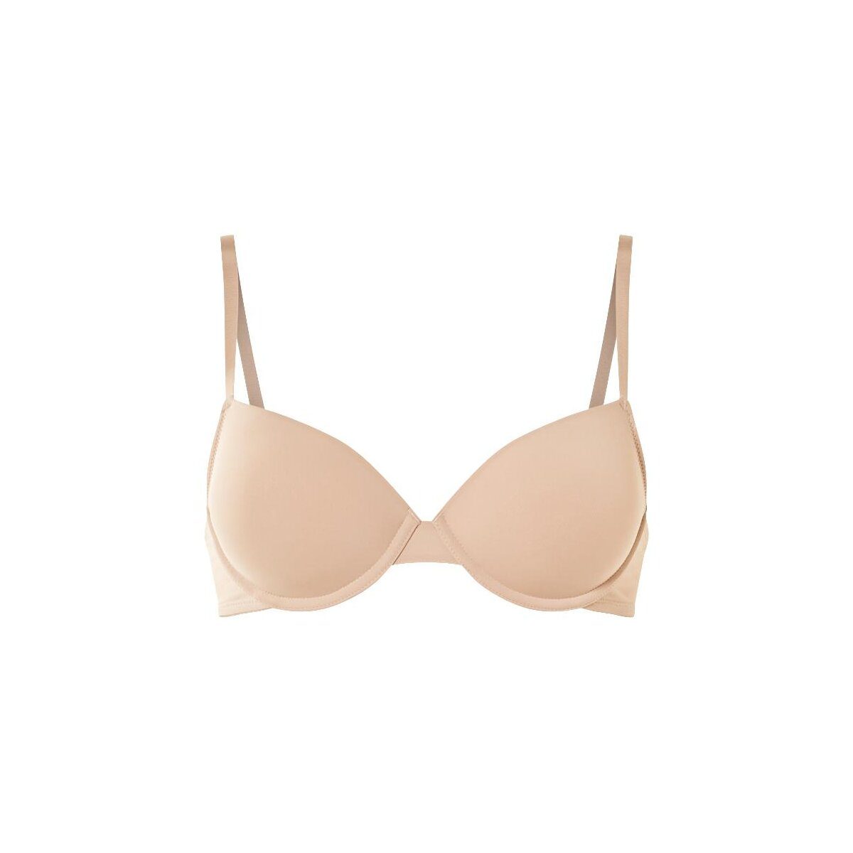 esmara® set of 2 women's bras, 85C, black/beige