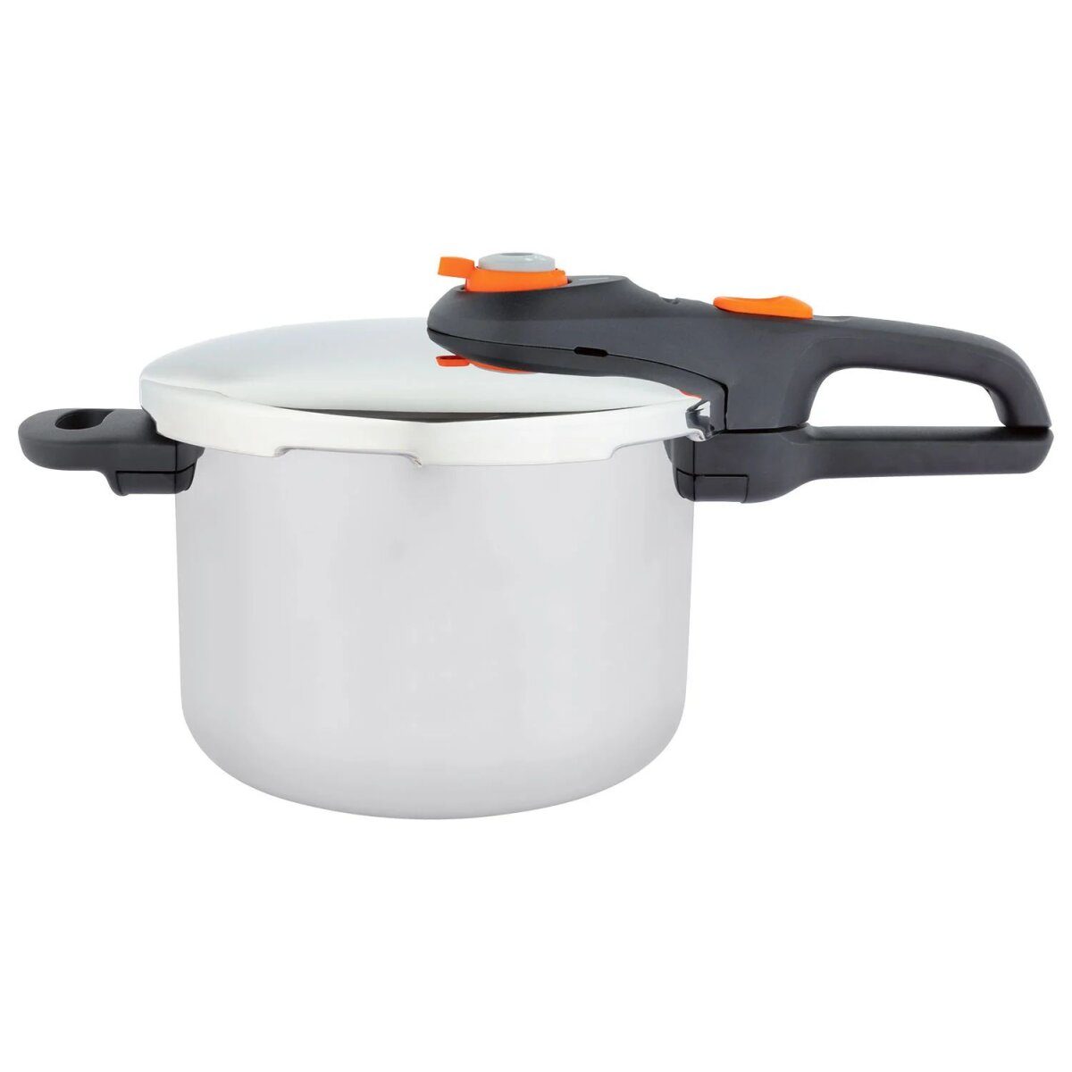 TEFAL stainless steel pressure cooker »Secureclick P2530756« 6 L