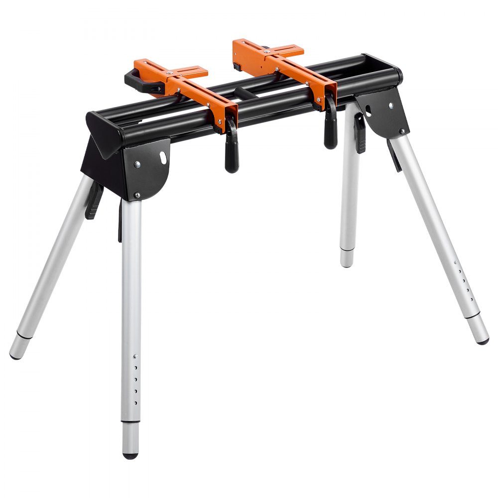 Miter Saw Stand, 150kg Load Capacity, Steel Miter Saw Stand with One-Piece Mounting Brackets, 29-33 Inch, Height Adjustable, Folding Miter Saw Stand