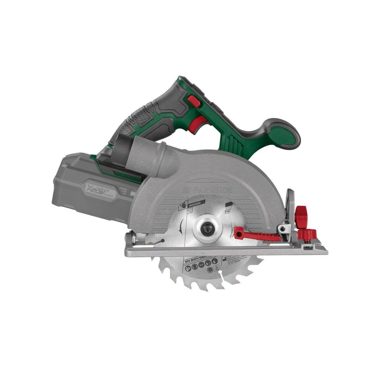 PARKSIDE® 20 V / accu handcirkelzaag “PHKSA 20-Li C4”, goed zonder accu en lader