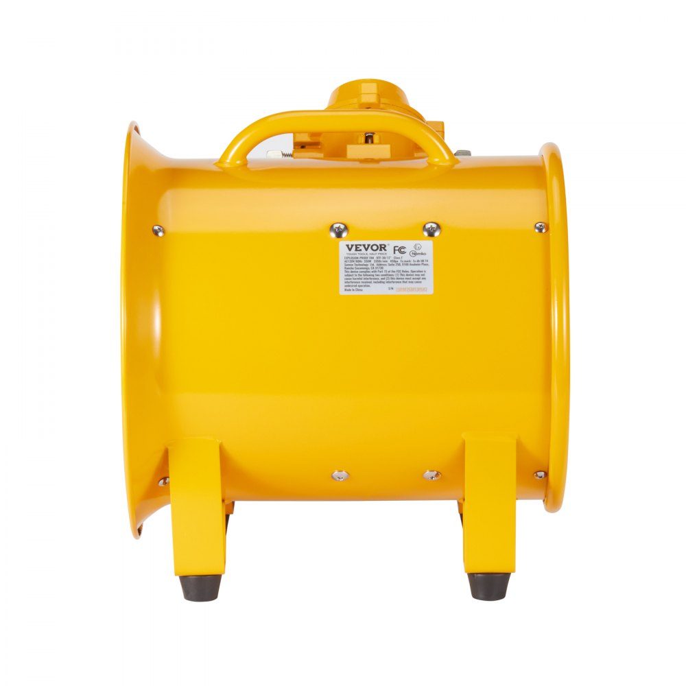 Bauventilator, 550 W AC-Motor, Bauventilator, 2850 U/min, Bauventilator, Gebläse 1179 l/s (2500 CFM), Axialventilator, 3 m Netzkabel, Axialventilator, 75 dB Geräuschpegel, Industrieventilator IP44
