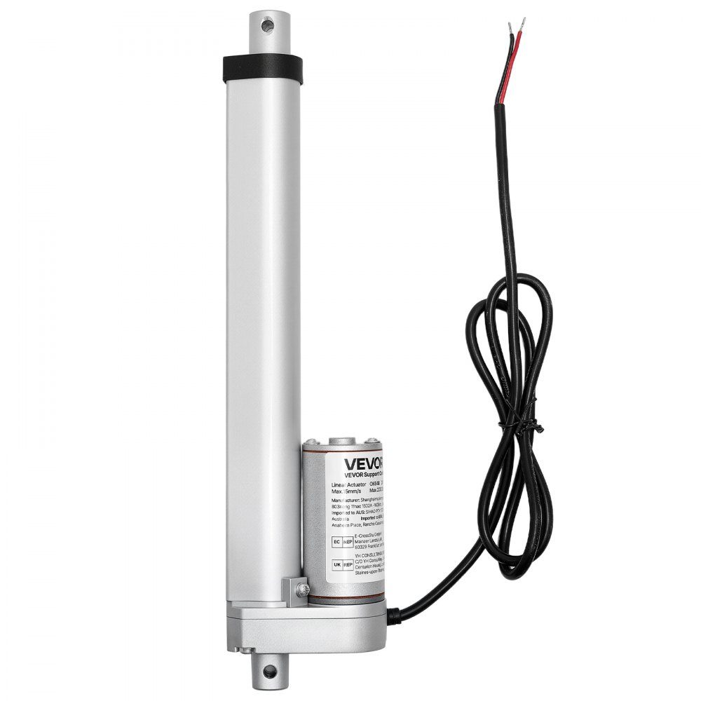 12-V-Linearaktuator, 101,6-mm-Linearmotor mit 15 mm/s, 1000-N-Linearaktuator mit IP54-Schutz und Montagehalterung, Lineartechnik-Aktuatoren für Aufzugstische, Liegestühle, Fenstertüröffner