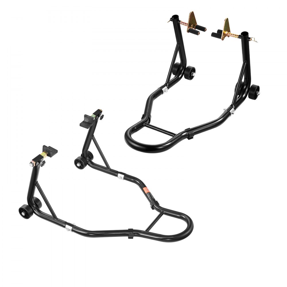 Motorrad-Ständer-Lift vorne und hinten, 50 kg schwerer Vorderrad-Doppelgabelständer, Hinterrad-U+L-Gabelschwingen-Spulenständer, Motorrad-Wagenheber für die meisten Motorräder Motorrad-Ständer-Lift vorne und hinten, 50 kg schwerer Vorderrad-Doppelgabelständer, Hinterrad-U+L-Gabelschwingen-Spulenständer, Motorrad-Wagenheber für die meisten Motorräder