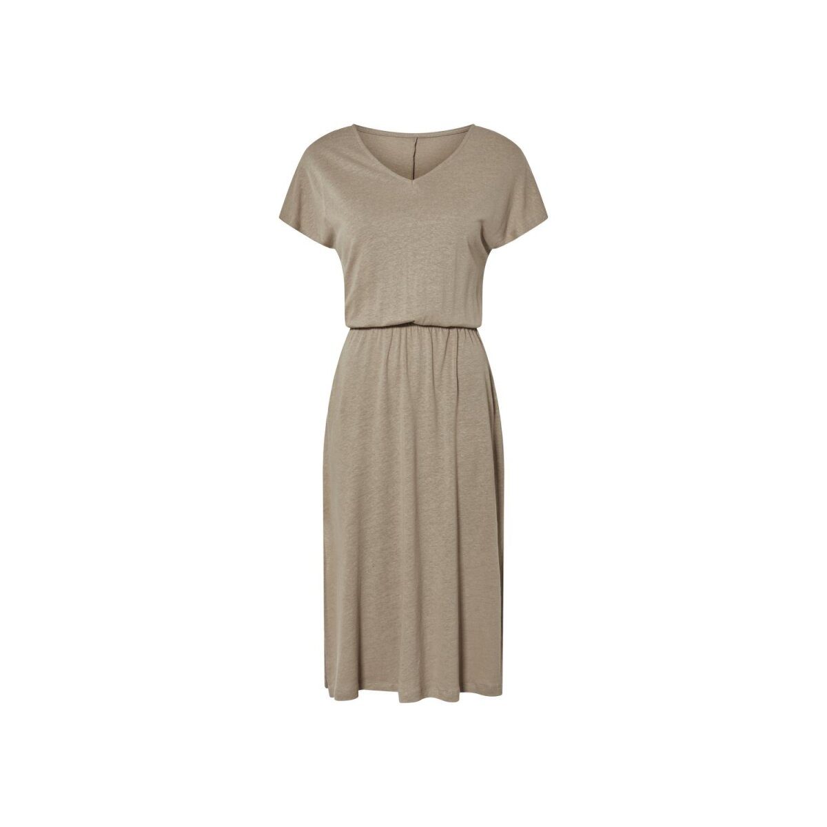 Robe en lin pour femme Esmara®, longueur midi, avec viscose