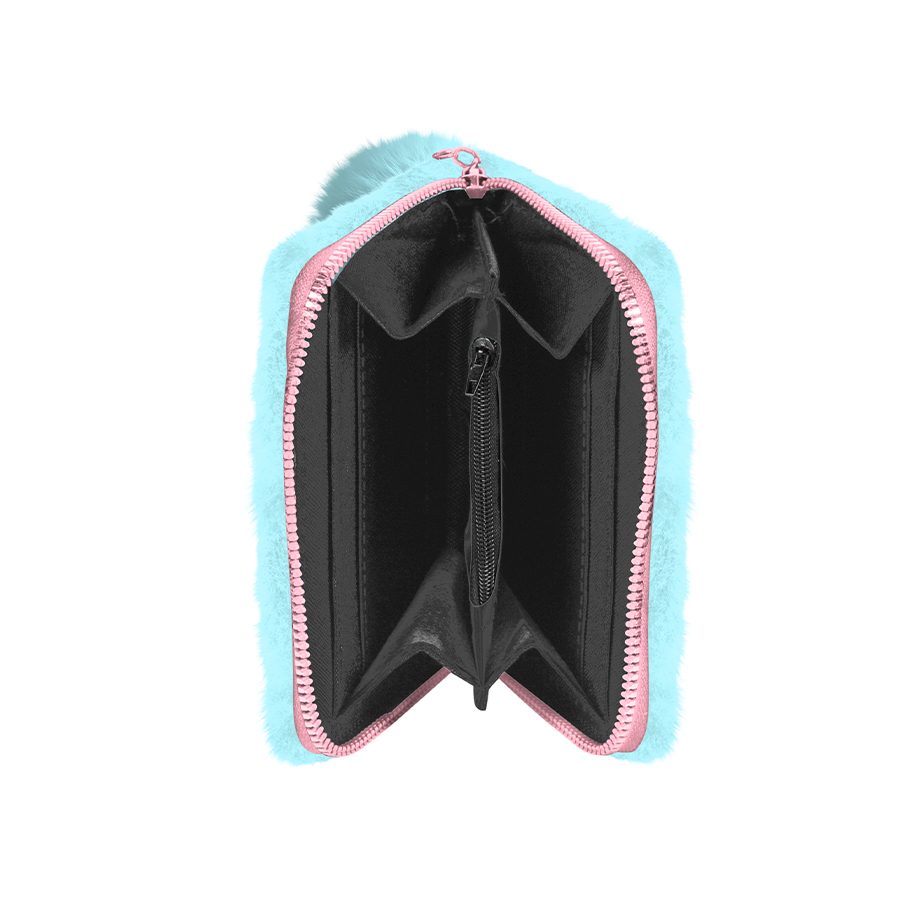 Portfel pluszowy Flamingo