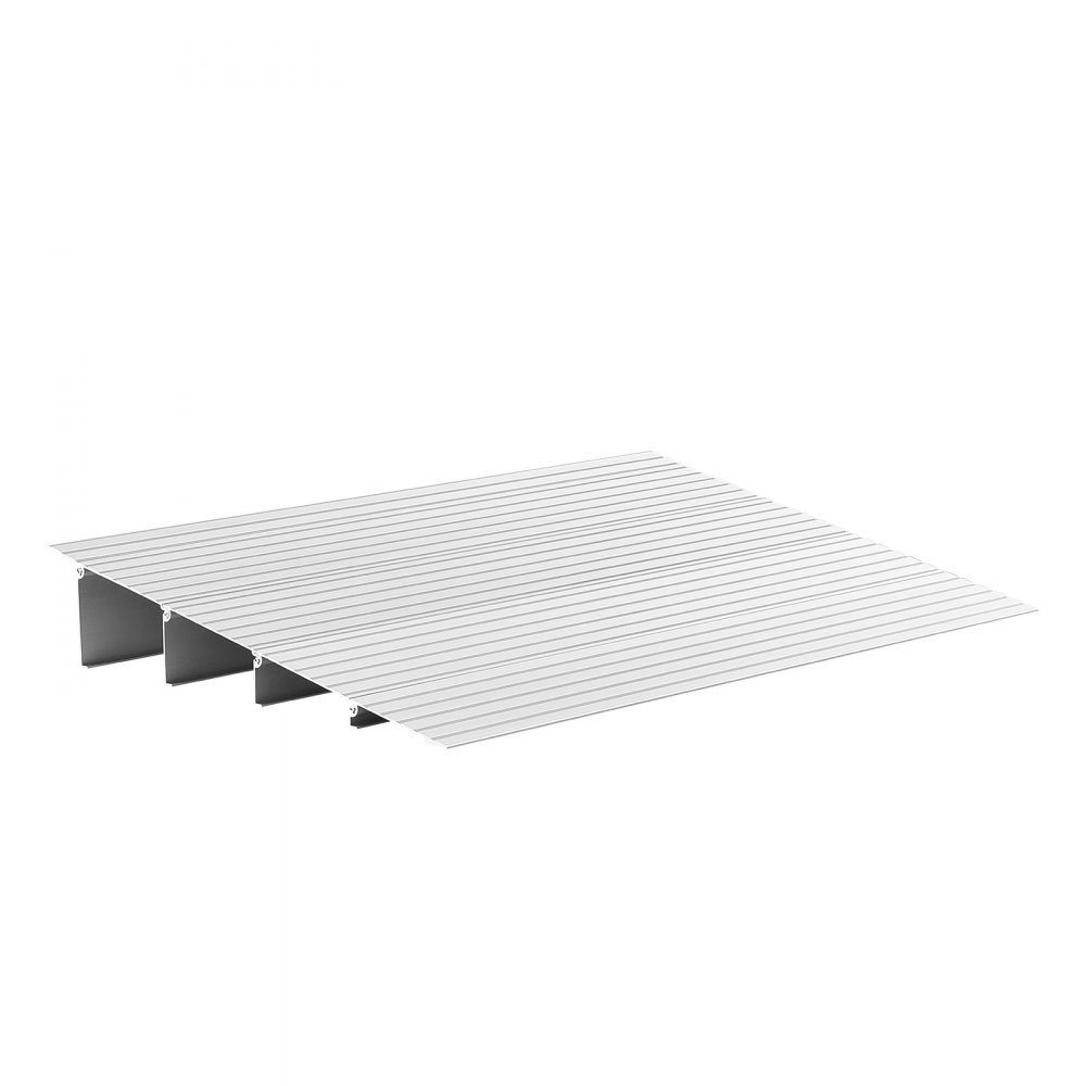 Rampe de seuil de porte 550 x 865 x 115 mm Rampe de fauteuil roulant en alliage d'aluminium avec capacité de charge de 360 ​​kg Rampe de trottoir pour escaliers de maison pour fauteuils roulants, scooters, marcheurs, vélos, tricycles