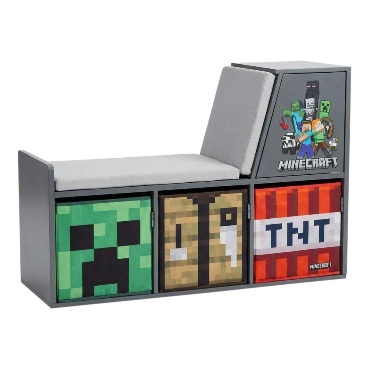 MINECRAFT bench / reading shelf