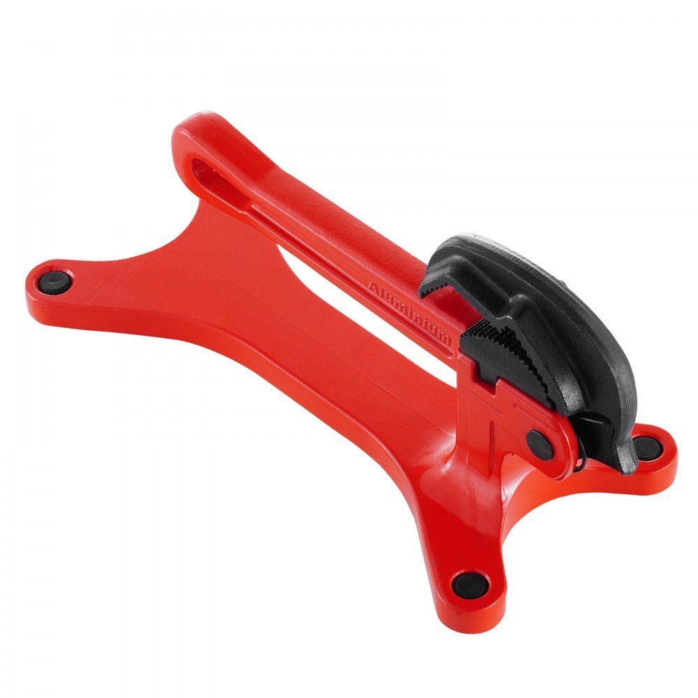 Portable pipe vise, aluminum vise with a clamping capacity of 3.175 to 38.1 mm, ideal for on-site pipe installation, repair and maintenance