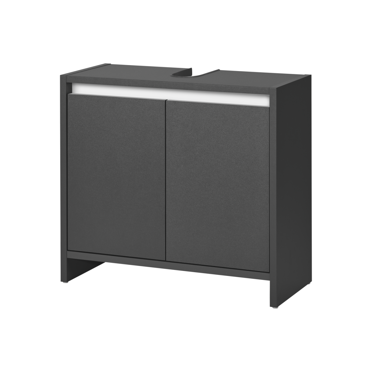 LIVARNO home Meuble vasque « Oslo » avec 2 portes, anthracite