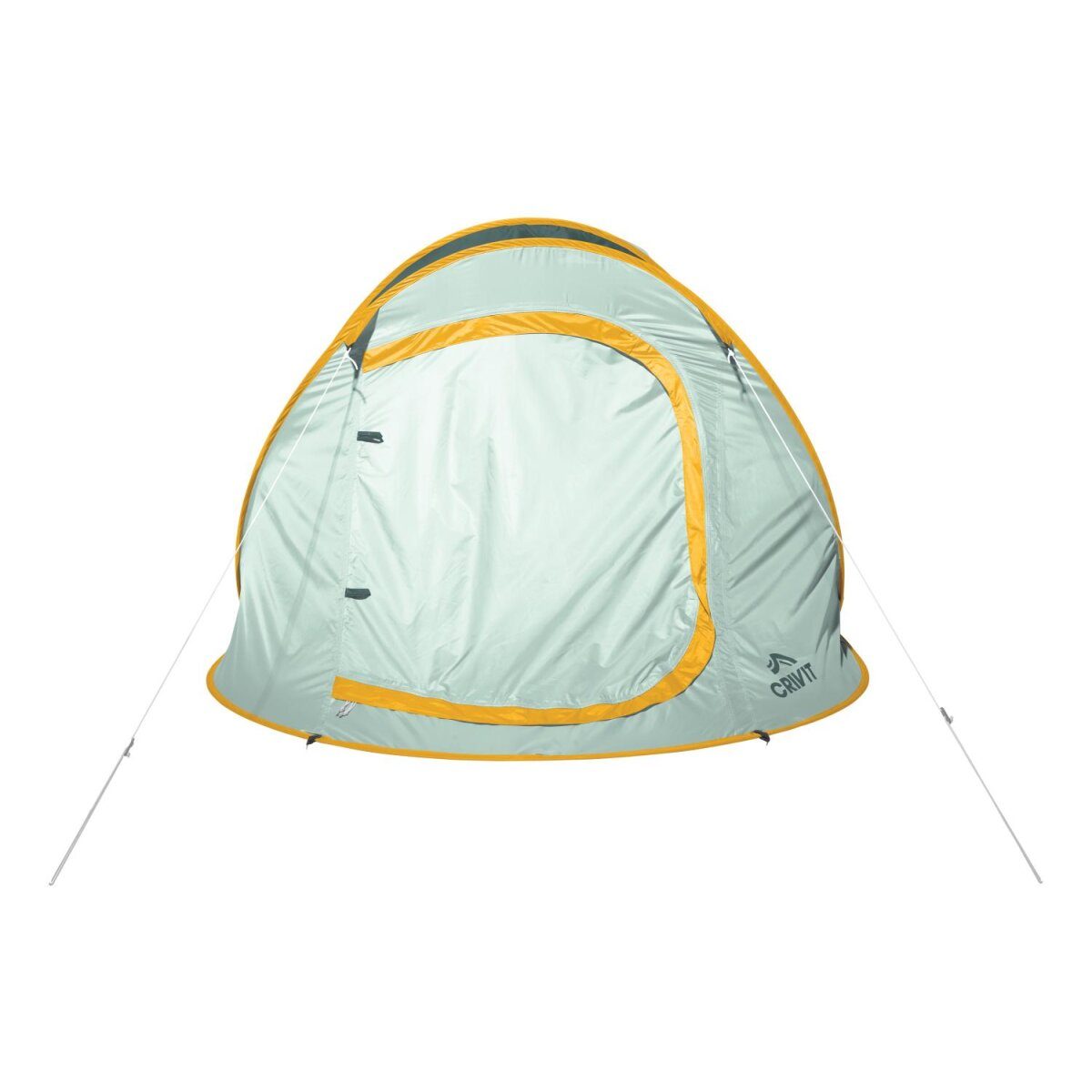 Tente de camping pop-up CRIVIT, pour 2 personnes, vert/jaune