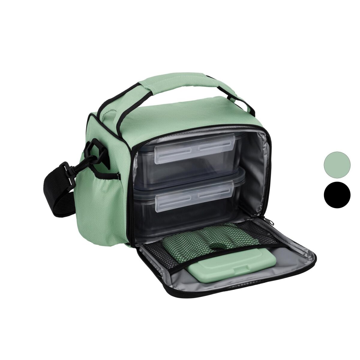 Torba termoizolacyjna SILVERCREST® z pojemnikami do przechowywania żywności Torba termoizolacyjna SILVERCREST® z pojemnikami do przechowywania żywności