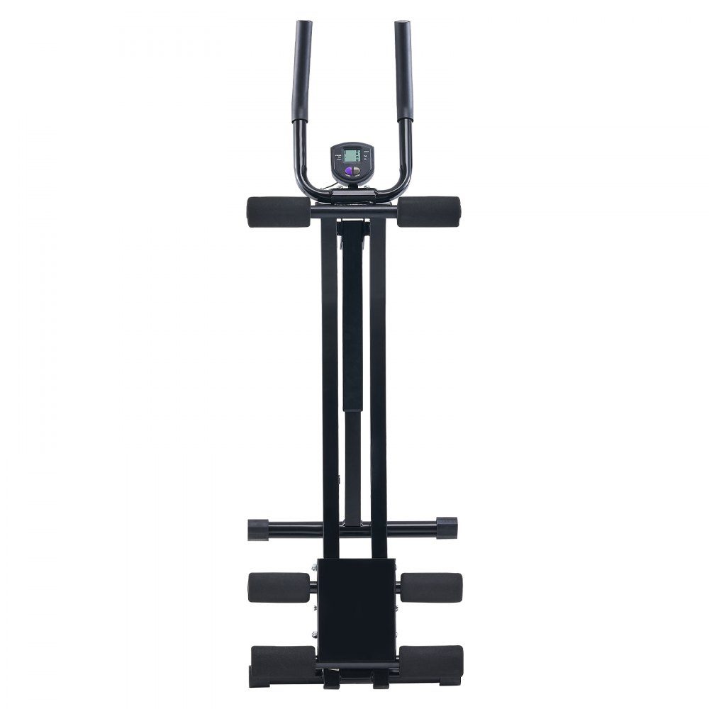 Urządzenie do treningu brzucha Trenażer brzucha AB Maszyna do siłowni, Trenażer brzucha Udźwig 200 kg, Trenażer brzucha Trening siłowy, składany, regulowany sprzęt fitness Czarny
