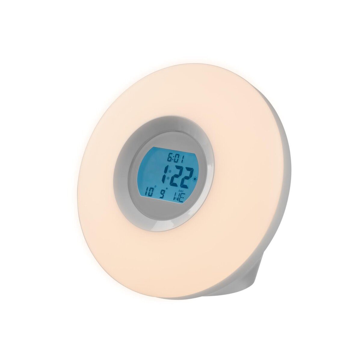 AURIOL® alarm clock with light, white