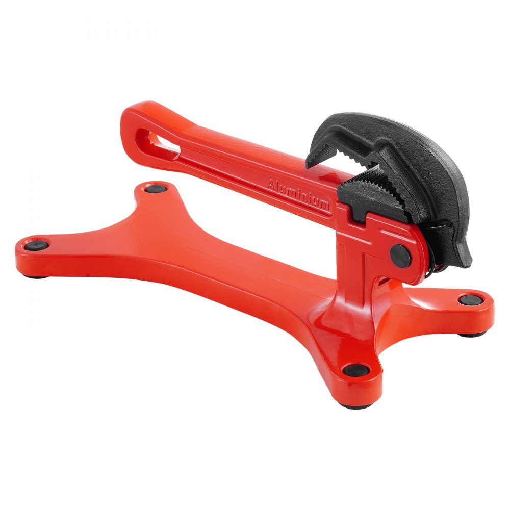 Portable pipe vise, aluminum vise with a clamping capacity of 3.175 to 38.1 mm, ideal for on-site pipe installation, repair and maintenance