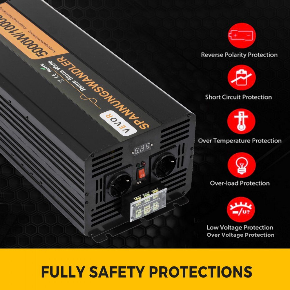 230V voltage converter inverter, 5000W pure sine wave inverter, 24V DC pure sine wave power, pure sine wave inverter