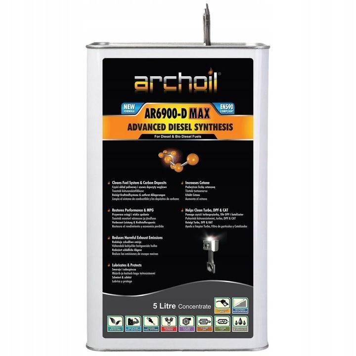 ARCHOIL AR6900-D MAX ADDITIVE FOR DIESEL Diesel fuel additive 5L